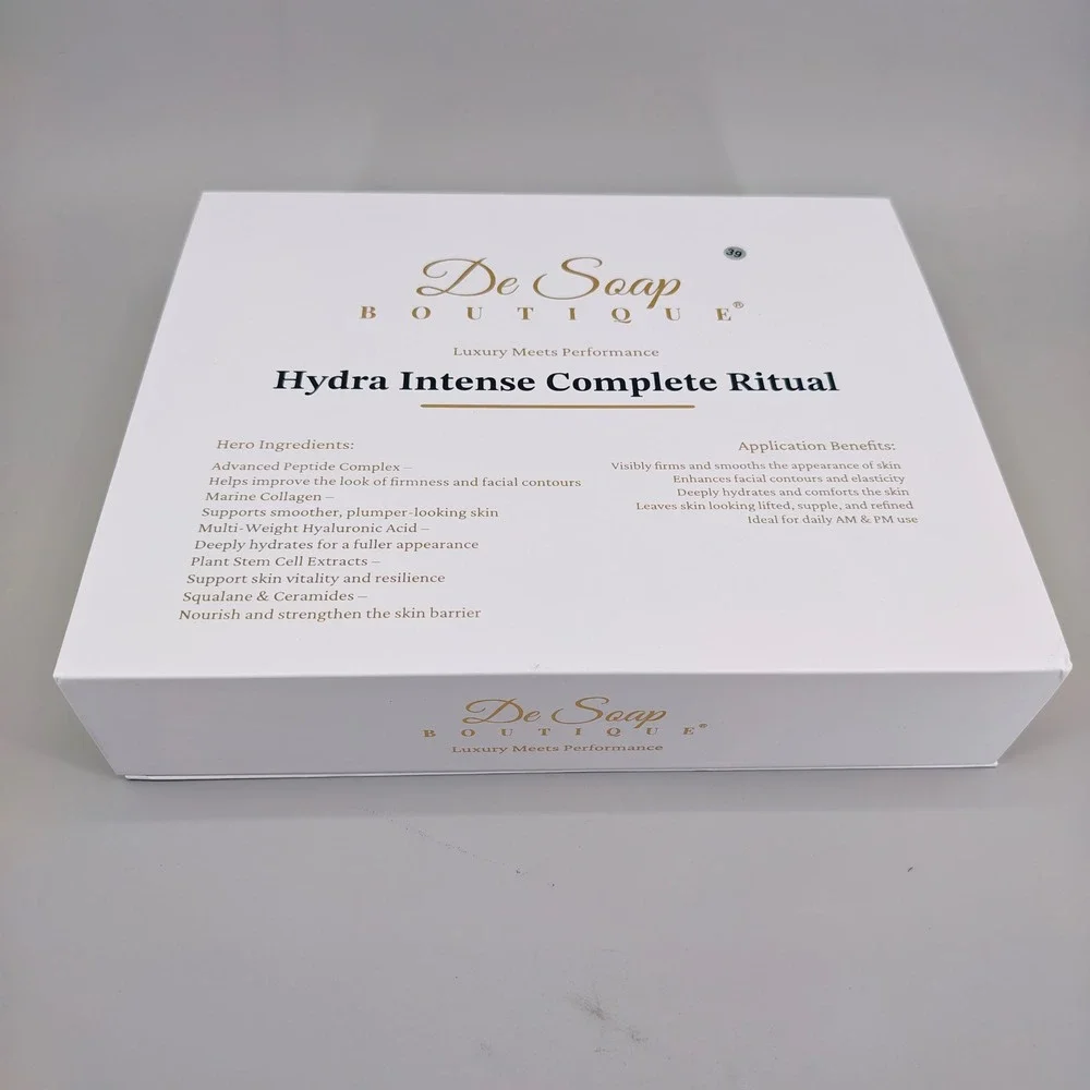 De Soap Boutique Hydra Intense Complete Ritual 7pc Skincare Set Anti-Aging New